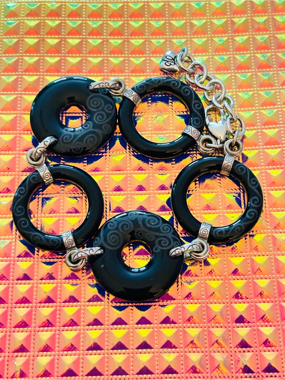 EXTREMELY RARE Brighton Y2K IRREVERSIBLE  Charm Bracelet